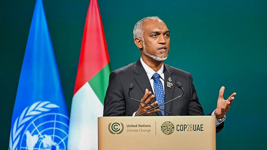 <div class="paragraphs"><p>File photo of&nbsp;Maldives President Mohamed Muizzu.</p></div>