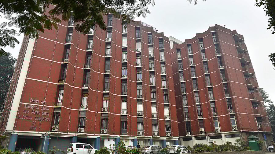 <div class="paragraphs"><p>A view of the Election Commission of India (ECI) building in New Delhi.</p></div>