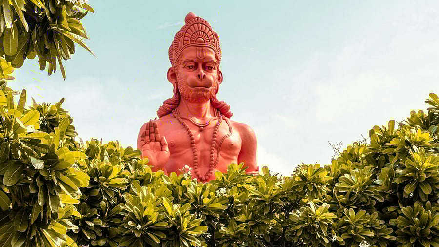 <div class="paragraphs"><p>A statue of Lord Hanuman.</p></div>