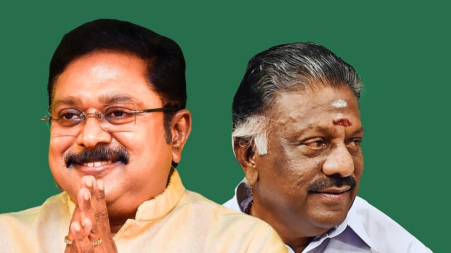 <div class="paragraphs"><p>File photo of T T V Dhinakaran (left), O Panneerselvam</p></div>
