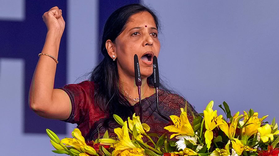 <div class="paragraphs"><p>Jailed Delhi Chief Minister Arvind Kejriwal's wife Sunita Kejriwal.</p></div>