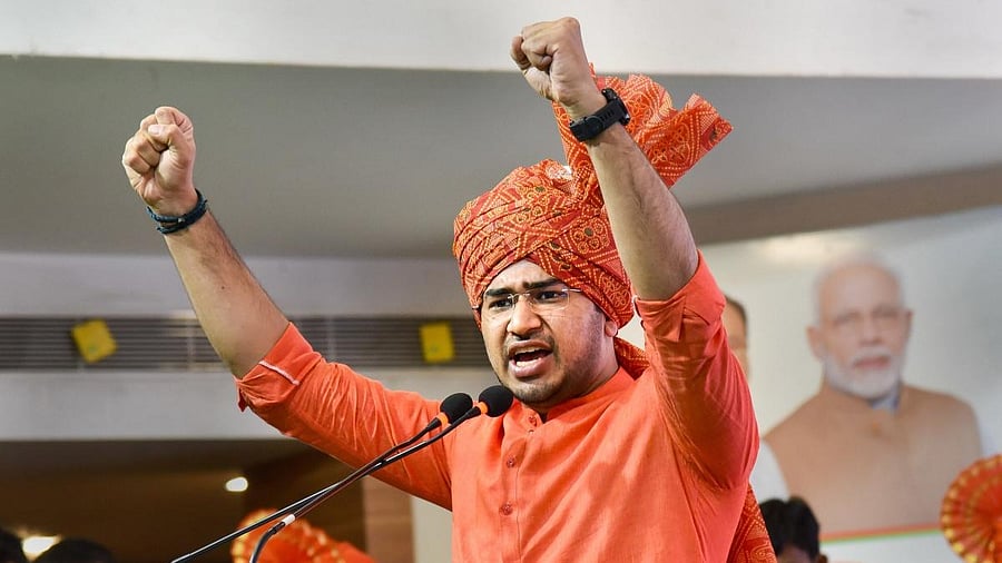 <div class="paragraphs"><p>BJP candidate from Bengaluru South, Tejasvi Surya.</p></div>