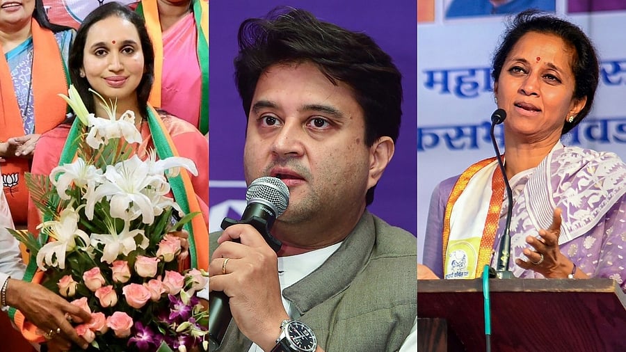 <div class="paragraphs"><p>From left: Pallavi Shrinivas Dempo, Jyotiraditya M Scindia, </p></div>
