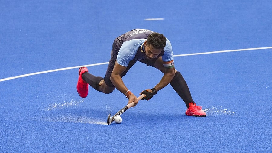 <div class="paragraphs"><p>India's skipper Harmanpreet Singh scored a consolation goal for the team. </p></div>