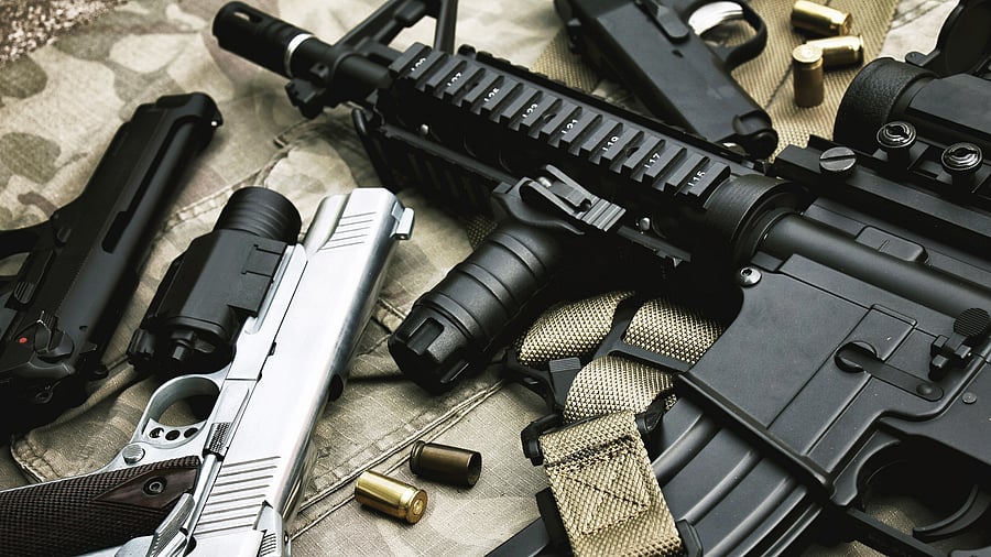 <div class="paragraphs"><p>Representative image showing weapons</p></div>