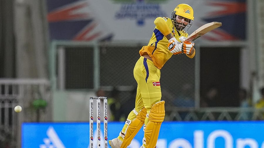 <div class="paragraphs"><p>CSK's Ravindra Jadeja was in an aggressive mood during his knock against LSG.&nbsp;&nbsp;</p></div>