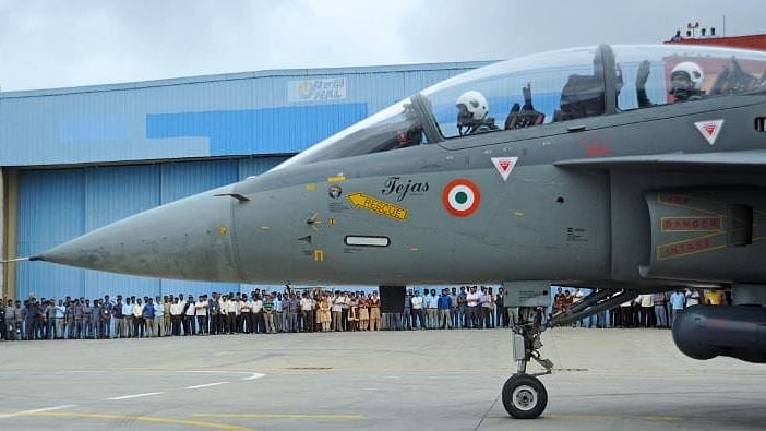 <div class="paragraphs"><p>LCA Tejas at HAL Airport, Bengaluru </p></div>