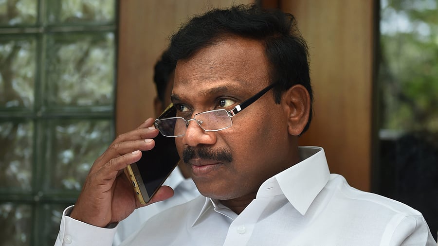 <div class="paragraphs"><p>FIle photo of DMK leader and Nilgiri Constituency MP A Raja</p></div>
