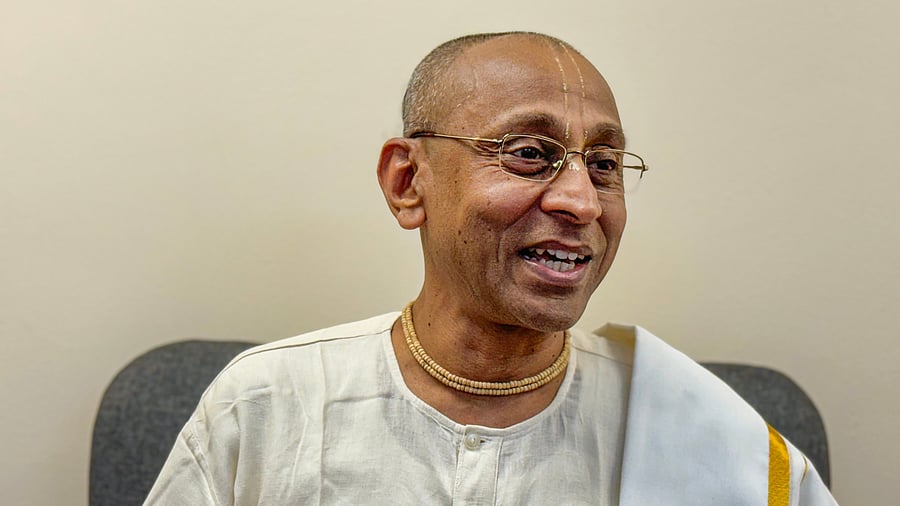 <div class="paragraphs"><p> Chanchalapathi Dasa, co-founder and vice chairman of the Akshaya Patra Foundation, during an interview with PTI. </p></div>