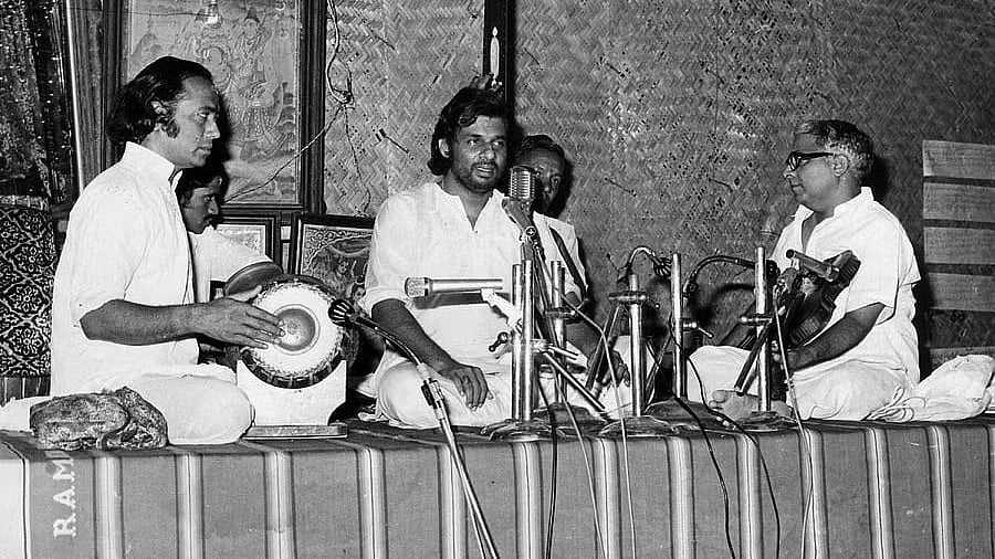 <div class="paragraphs"><p>File photo of legendary singer KJ Yesudas at the 1976 Ramanavami music festival at the Fort High School grounds. </p></div>