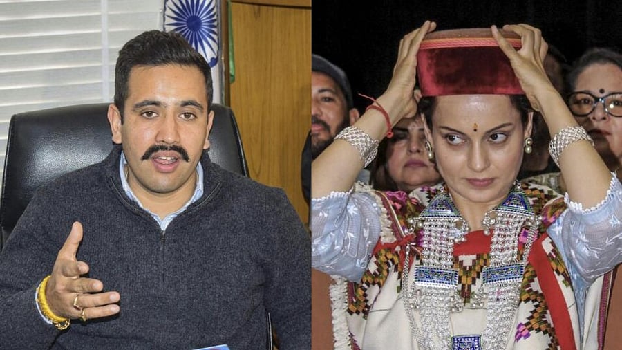 <div class="paragraphs"><p>(L-R) Vikramaditya Singh and Kangana Ranaut</p></div>