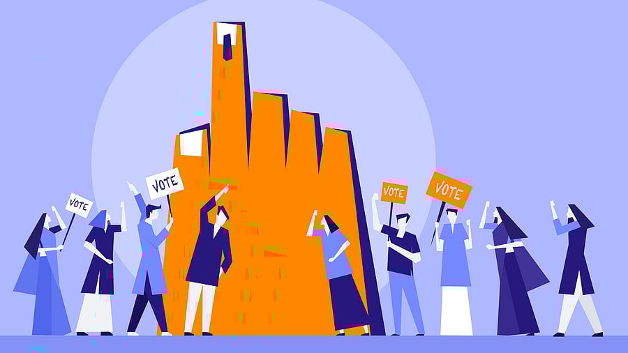<div class="paragraphs"><p>Representative illustration of voting in India</p></div>