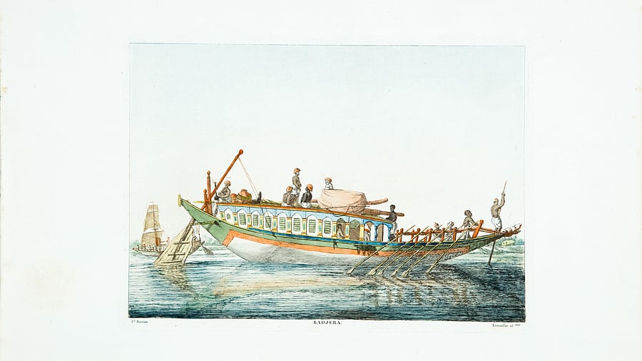 One of the works at the exhibition