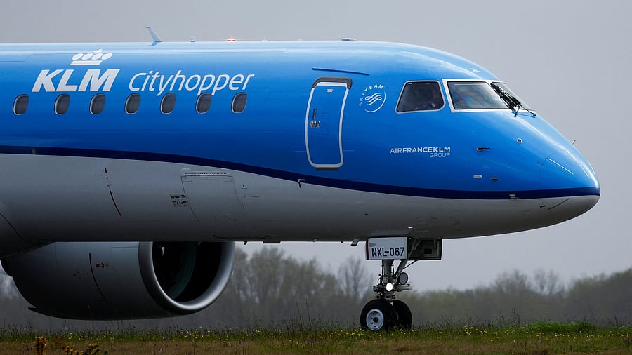 <div class="paragraphs"><p>A KLM Embraer E195-E2 Aircraft.</p></div>