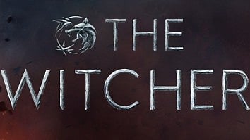 <div class="paragraphs"><p>Logo of the show 'The Witcher'.</p></div>