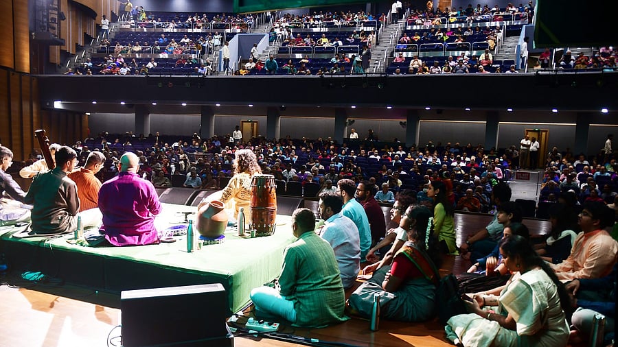 <div class="paragraphs"><p>A music concert (sabha) from the Margazhi festival, Chennai last year. </p></div>