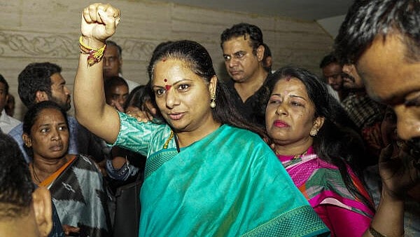 <div class="paragraphs"><p>BRS leader K Kavitha.</p></div>