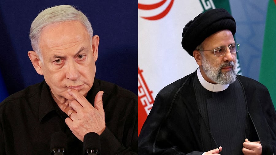 <div class="paragraphs"><p>Israeli PM Benjemin Netanyahu and Iranian President Ebrahim Raisi.</p></div>