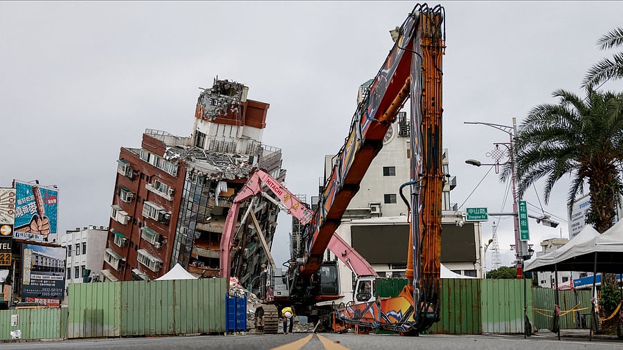 <div class="paragraphs"><p>Earlier this month at least 14 people died after a 7.2 magnitude earthquake hit Hualien and Taiwan. </p></div>