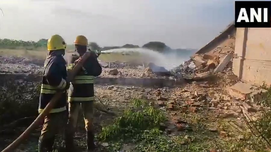 <div class="paragraphs"><p>Screengrab from visuals in the aftermath of the explosion.</p></div>