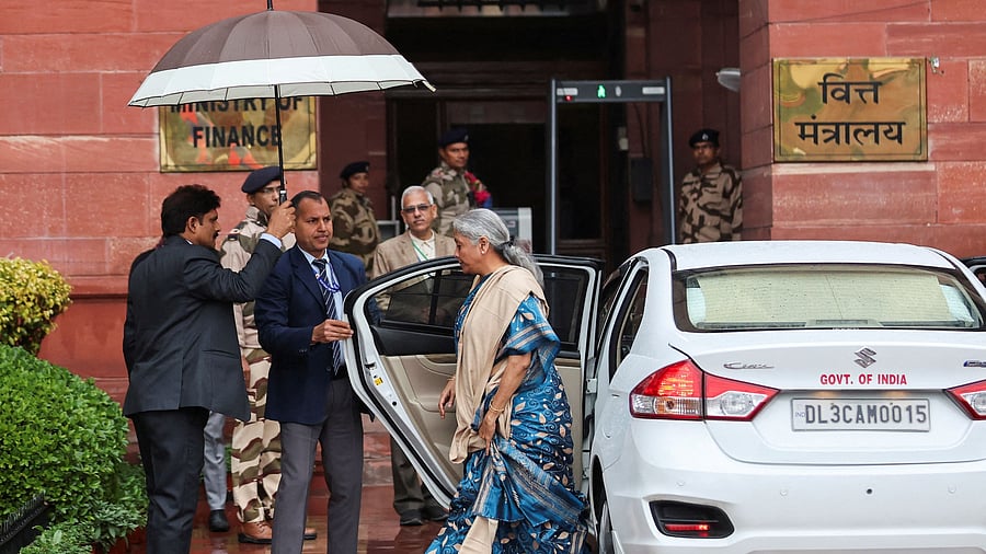 <div class="paragraphs"><p>Indian Finance Minister Nirmala Sitharaman arrives at the finance ministry before presenting the federal budget in parliament, ahead of the nation's general election, in New Delhi, India, February 1, 2024. </p></div>