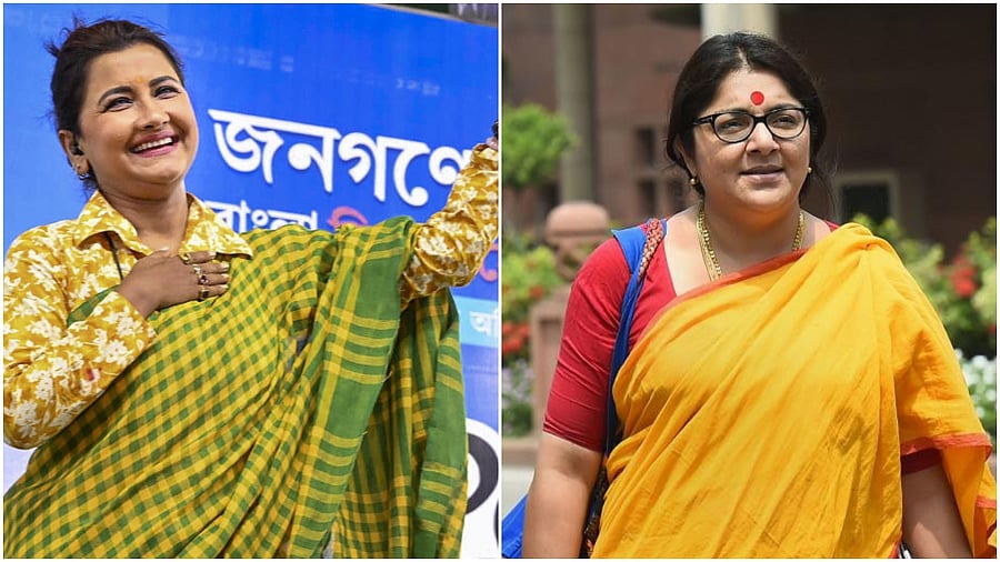 <div class="paragraphs"><p>Rachana Banerjee(L) and Locket Chatterjee. </p></div>