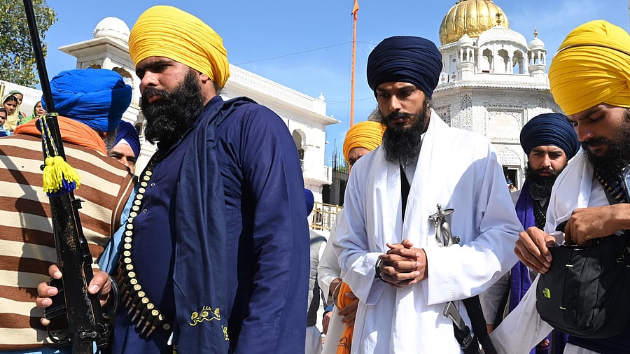 <div class="paragraphs"><p>File photo of Radical Sikh preacher Amritpal Singh</p></div>