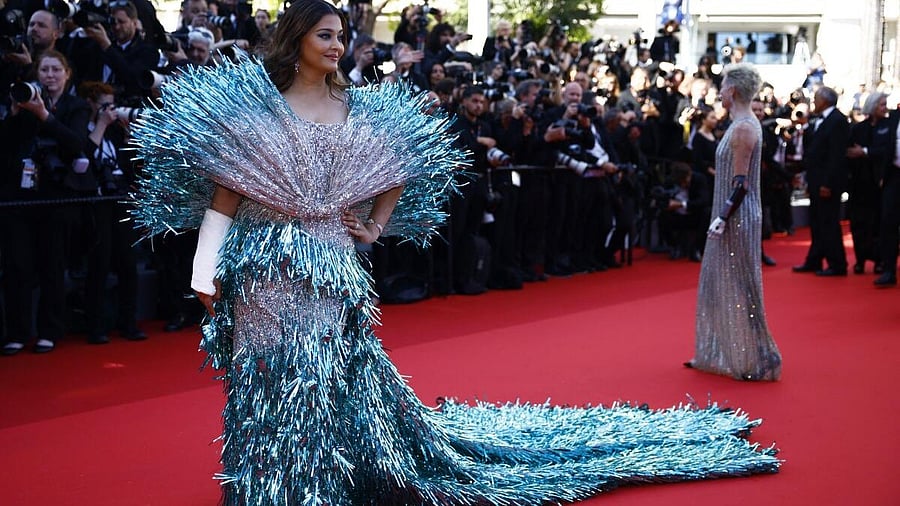 <div class="paragraphs"><p>Aishwarya Rai poses on the red-carpet  at the 77th Cannes Film Festival in Cannes, France.</p></div>