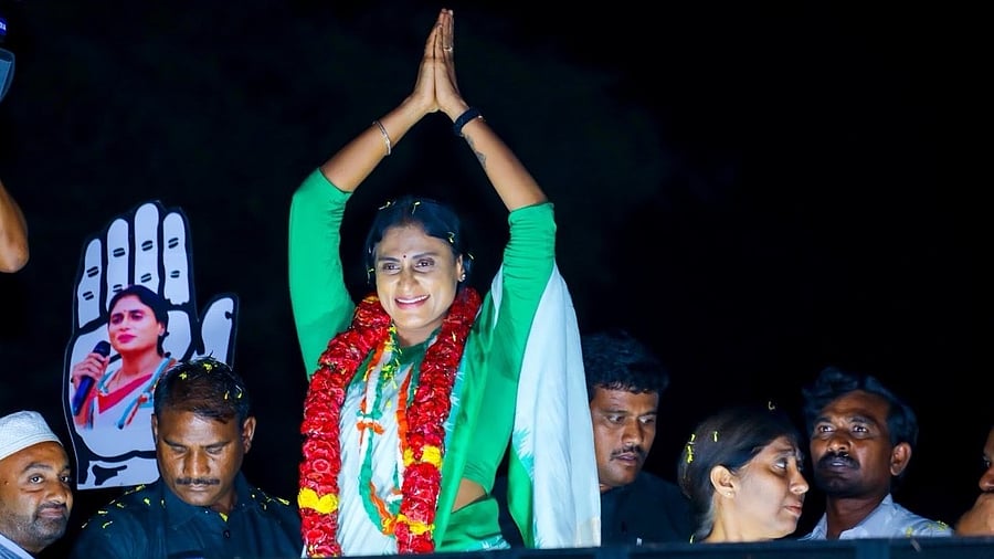 <div class="paragraphs"><p>PCC president Y S Sharmila</p></div>