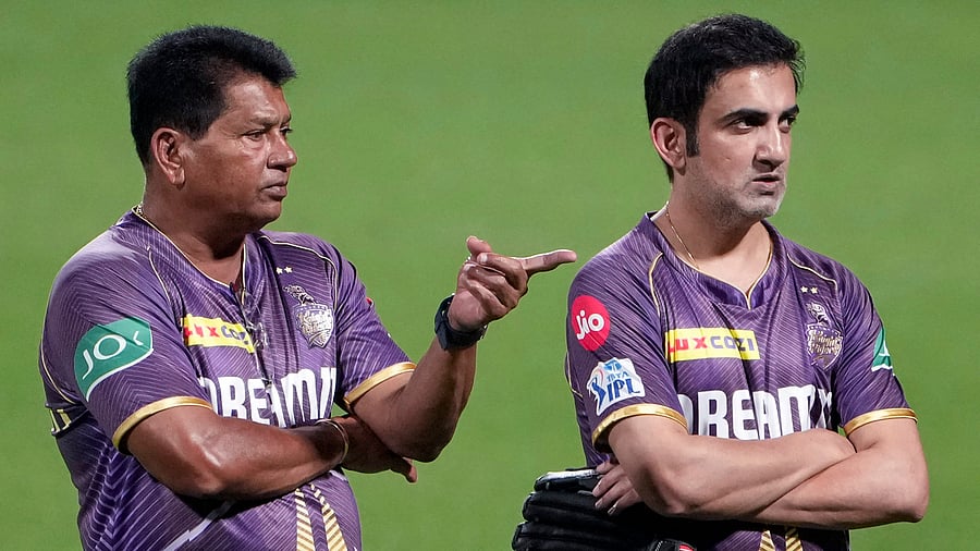<div class="paragraphs"><p>Kolkata Knight Riders' coach Chandrakant Pandit (left) and mentor Gautam Gambhir master-minded team's title triumph. </p></div>