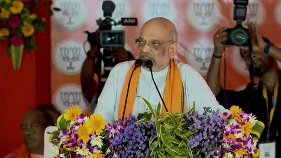 <div class="paragraphs"><p>BJP leader Amit Shah addressing a rally.</p></div>