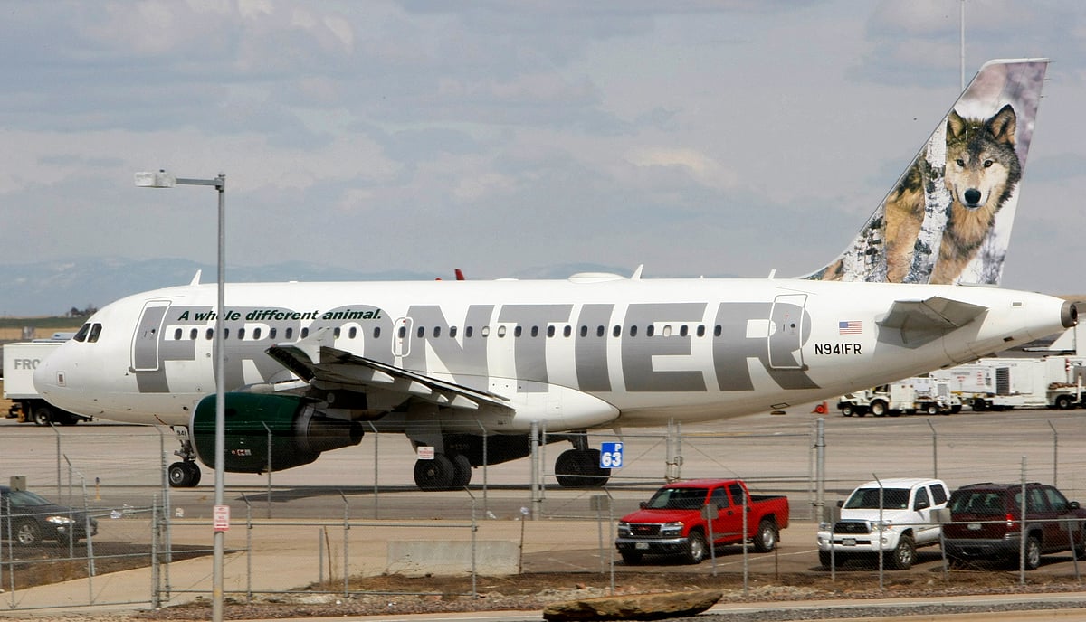 Frontier Airlines Plane Engine Fire Hits Pedestrian in Denver