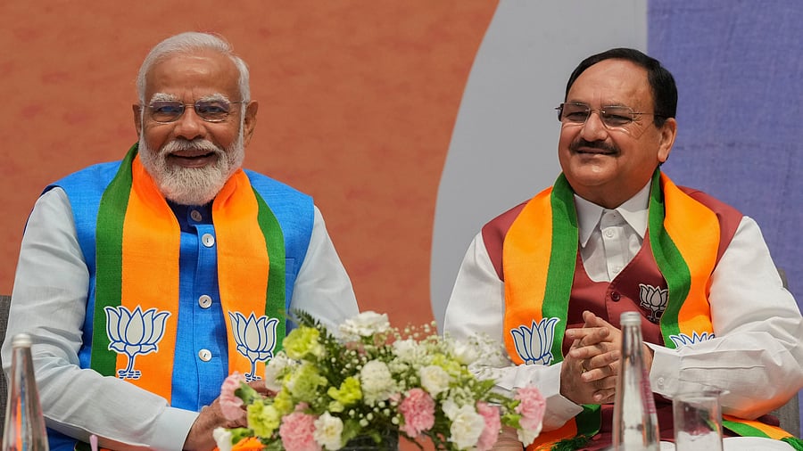 <div class="paragraphs"><p>Prime Minister Narendra Modi and BJP National President J P Nadda </p></div>
