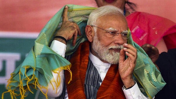 <div class="paragraphs"><p>Prime Minister Narendra Modi during a public meeting for Lok Sabha polls, in Bihar.</p></div>