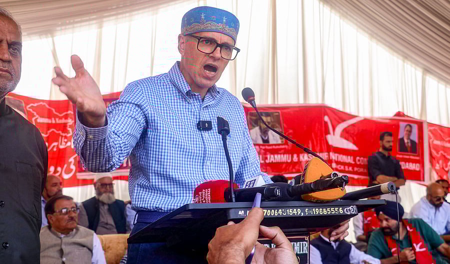 <div class="paragraphs"><p>Budgam: Jammu and Kashmir National Conference (JKNC) Vice President and party candidate from Baramulla constituency Omar Abdullah </p></div>