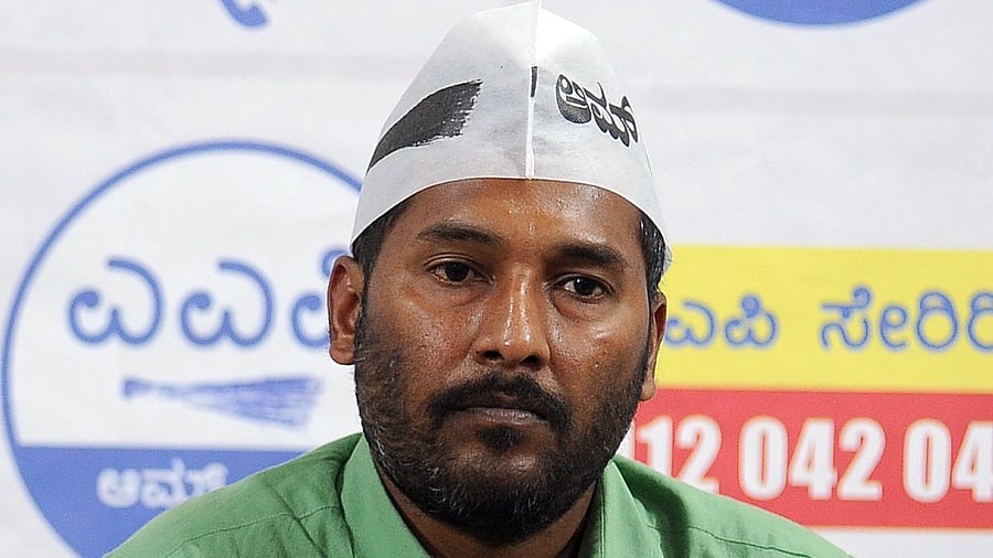 <div class="paragraphs"><p>AAP’s state general secretary Mohan Dasari</p></div>