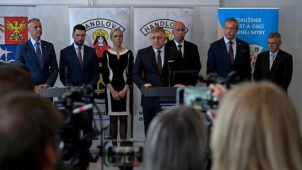 <div class="paragraphs"><p>Slovakia's Prime Minister Robert Fico speaks during a government meeting, before he was shot at close range in an assassination attempt, in Handlova, Slovakia, May 15, 2024. </p></div>