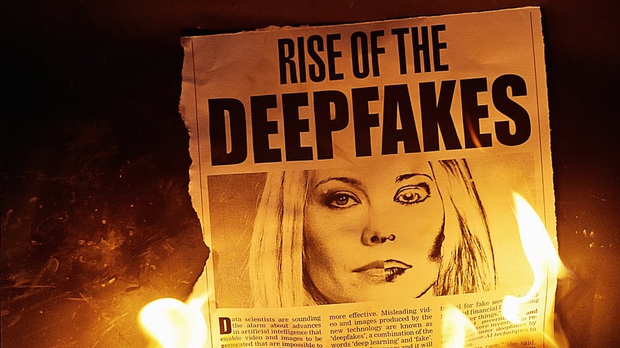 <div class="paragraphs"><p>Deepfake is a video of a person in which their appearance has been digitally altered so that they look like somebody else. Representative image</p></div>