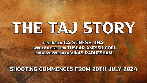 <div class="paragraphs"><p>Poster of the film 'The Taj Story'.</p></div>