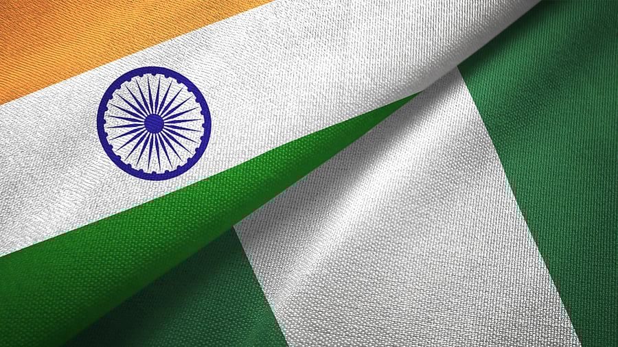 <div class="paragraphs"><p>India and Nigeria's national flags.</p></div>
