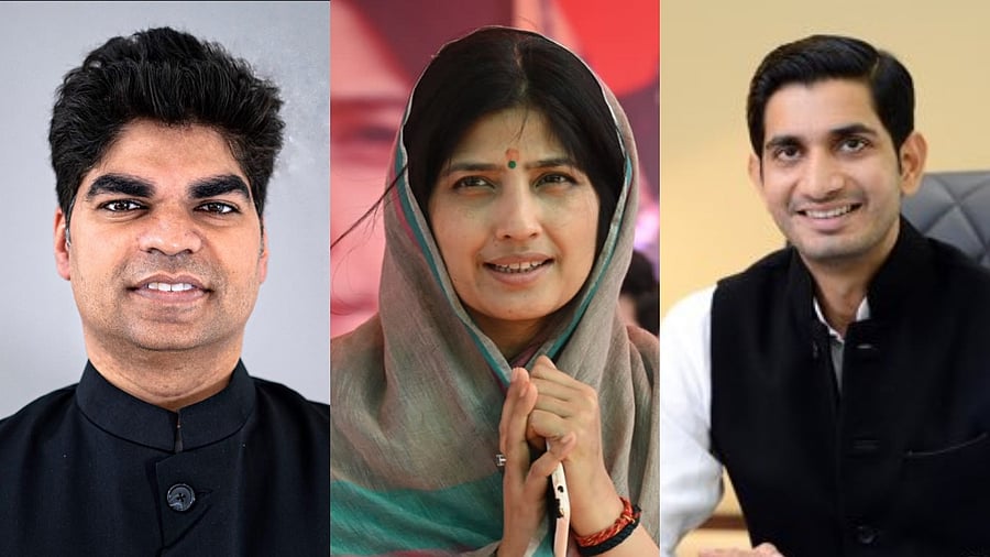 <div class="paragraphs"><p>(L-R) Akshay, Dimple, and Aditya Yadav</p></div>