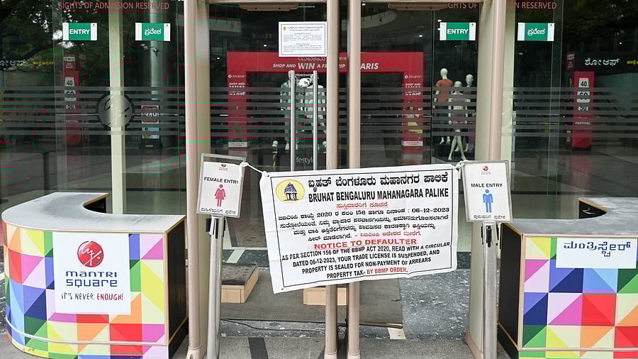 <div class="paragraphs"><p>The BBMP put up a closure notice and sealed the building last Friday. </p></div>