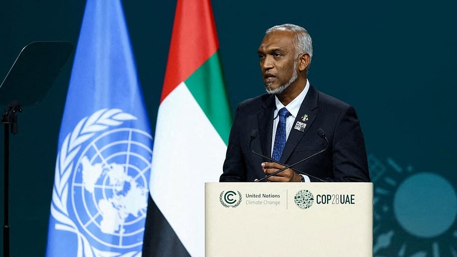<div class="paragraphs"><p>President of the Maldives Mohamed Muizzu.</p></div>