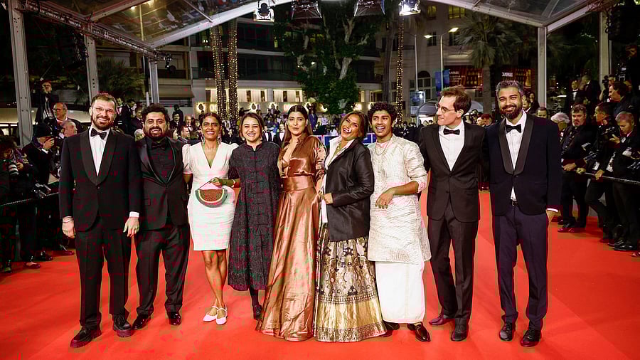 <div class="paragraphs"><p>Red carpet screening of the film 'All We Imagine as Light' in competition at the 77th Cannes Film Festival in Cannes, France, May 23, 2024. </p></div>