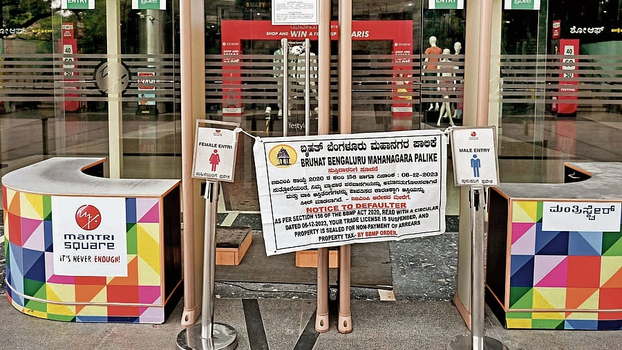 <div class="paragraphs"><p>The BBMP had locked the premises due to non-payment of property tax dues worth Rs 41 crore. </p></div>