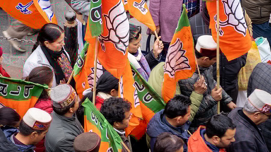 <div class="paragraphs"><p>Representative image showing BJP supporters.</p></div>