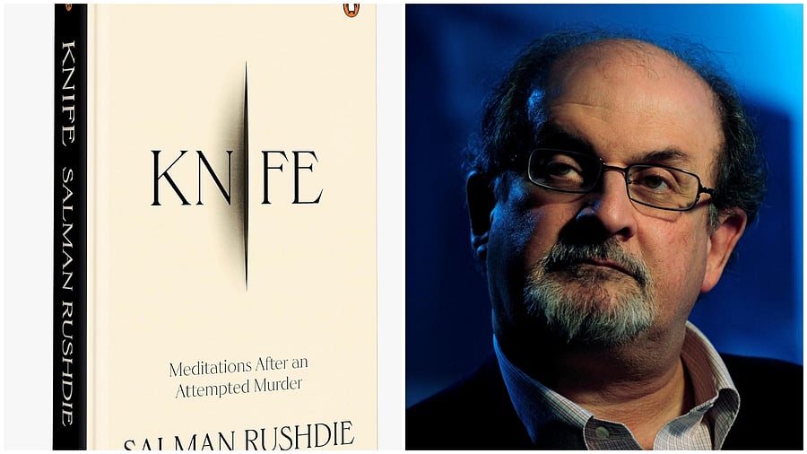 <div class="paragraphs"><p>The cover of 'Knife' by Salman Rushdie. </p></div>