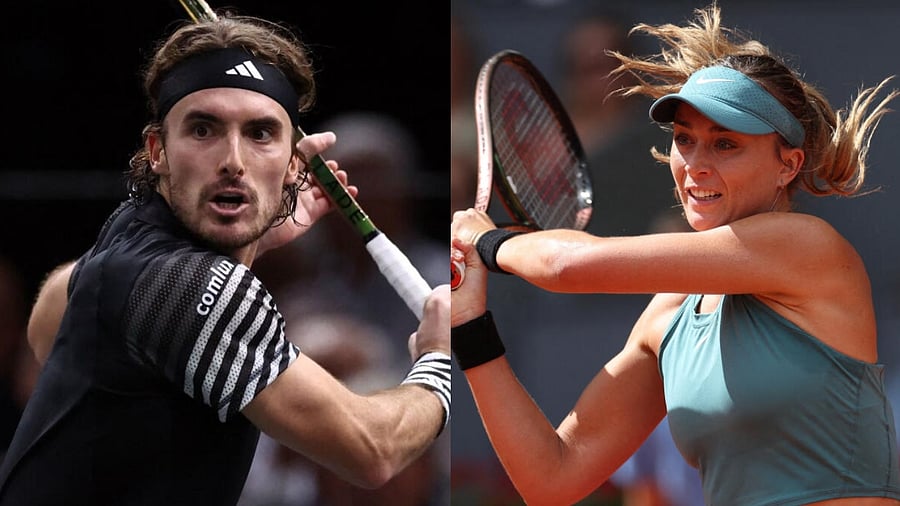 <div class="paragraphs"><p>Stefanos Tsitsipas and Paula Badosa&nbsp;</p></div>