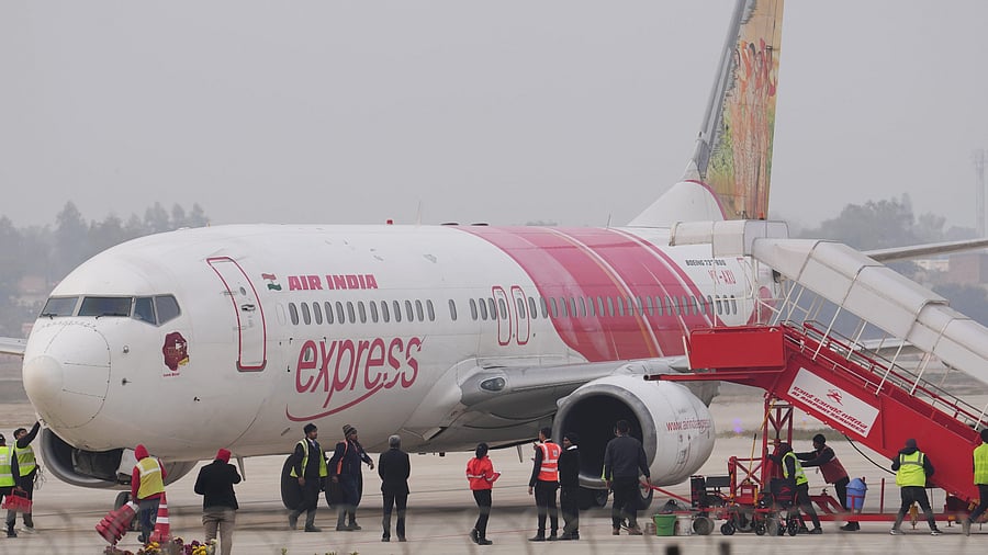 <div class="paragraphs"><p>An Air India Express aircraft.</p></div>