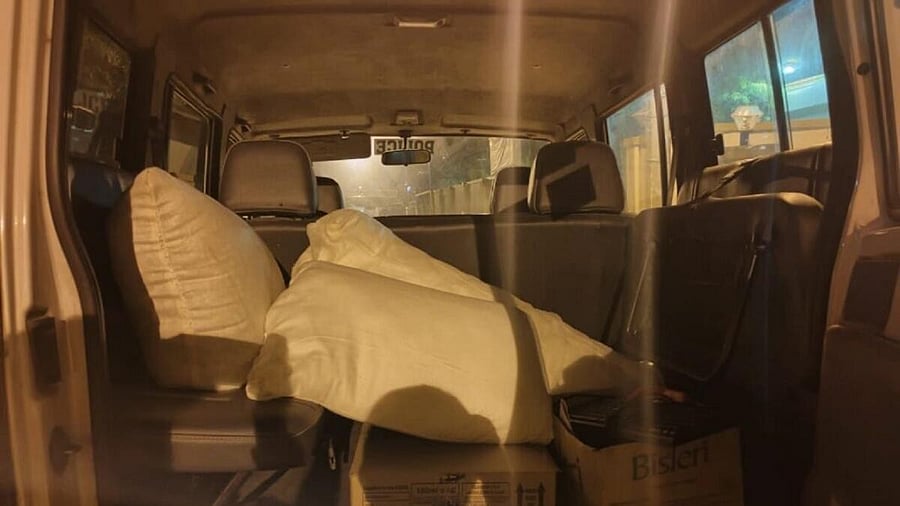 <div class="paragraphs"><p>The pillows and bedsheets taken into custody by the SIT from Prajwal's house.</p></div>